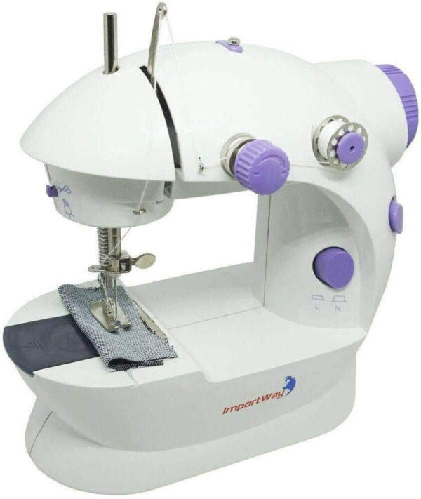 Mini máquina de costura reta CounterTech FH-SM202 portátil branca 110V/220V - Imagem 9