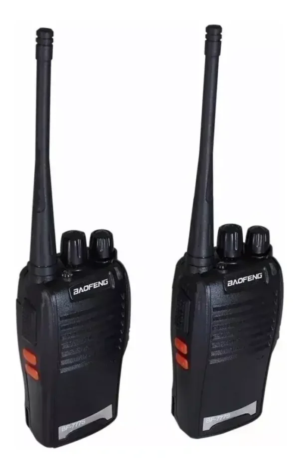 Kit 2 Radio Walk Talk Comunicador 16 Ch 12km Baofeng 777s Ht - Imagem 5