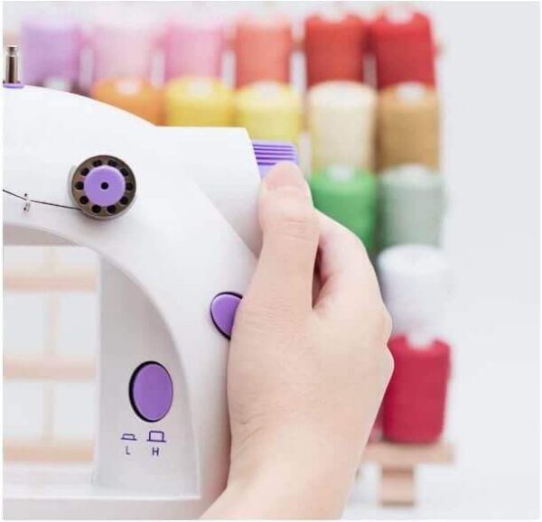 Mini máquina de costura reta CounterTech FH-SM202 portátil branca 110V/220V - Imagem 11