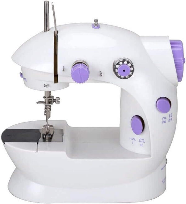 Mini máquina de costura reta CounterTech FH-SM202 portátil branca 110V/220V - Imagem 10