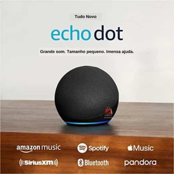Amazon Echo Dot 5th Gen com assistente virtual Alexa - Imagem 3