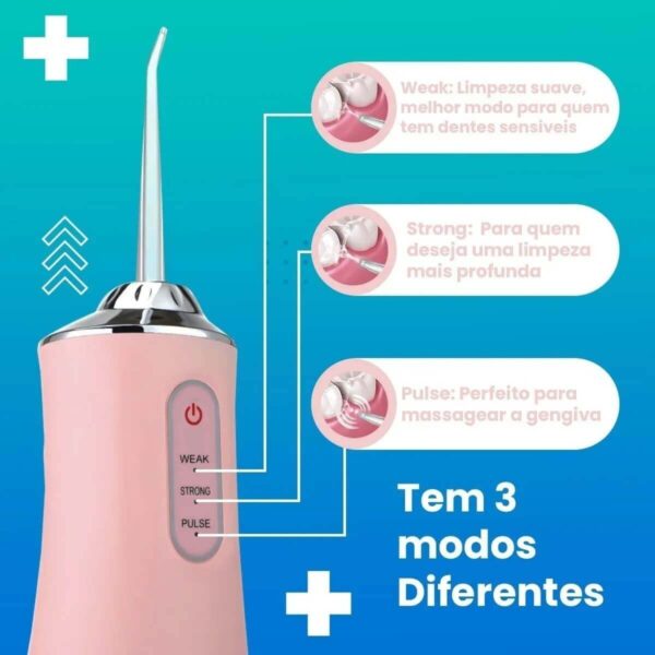 Waterpik Jato D Água Limpador Irrigador Bucal Dentes Gengiva - Imagem 10
