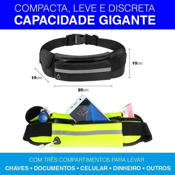Pochete Ultra Slim Impermeável Celular Esportiva Corrida Tp - Imagem 5