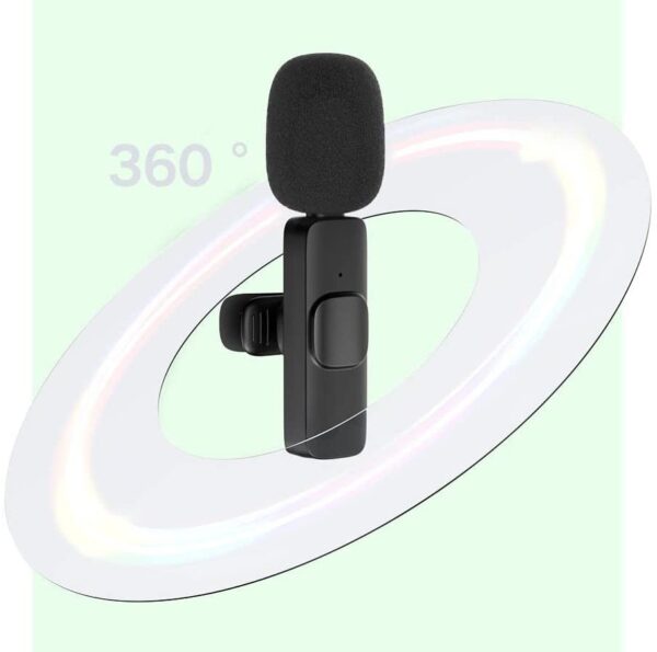 Microfone Lapela Wireless Sem Fio Para iPhone iPad Lightning - Imagem 4