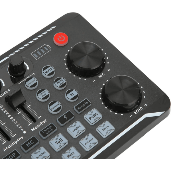 Mixer De Áudio Externo Live Sound Card Celular Tablet E Pc