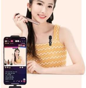 Microfone Lapela Wireless Sem Fio Para iPhone iPad Lightning