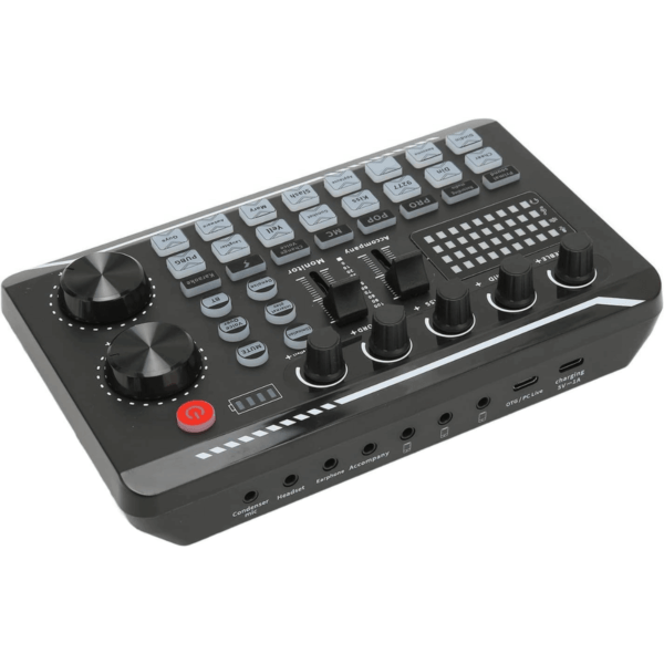 Mixer De Áudio Externo Live Sound Card Celular Tablet E Pc - Imagem 7