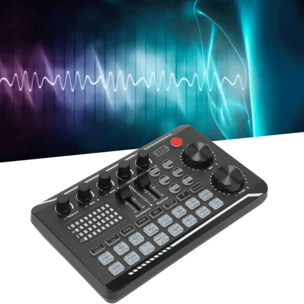 Mixer De Áudio Externo Live Sound Card Celular Tablet E Pc - Imagem 8