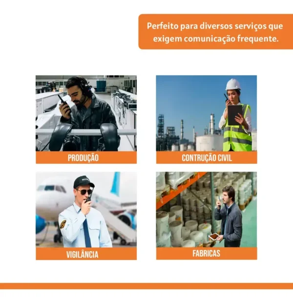Kit 2 Radio Walk Talk Comunicador 16 Ch 12km Baofeng 777s Ht - Imagem 9