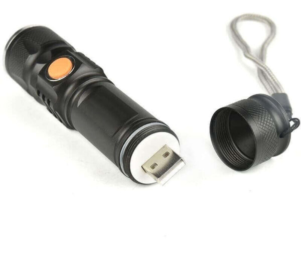 Lanterna Tatica 880000w Militar Longo Alcance T6 Usb - Imagem 5