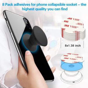 Kit 6 Suporte De Mão Dedos Para Celular Selfie Pop Clip Com Strass