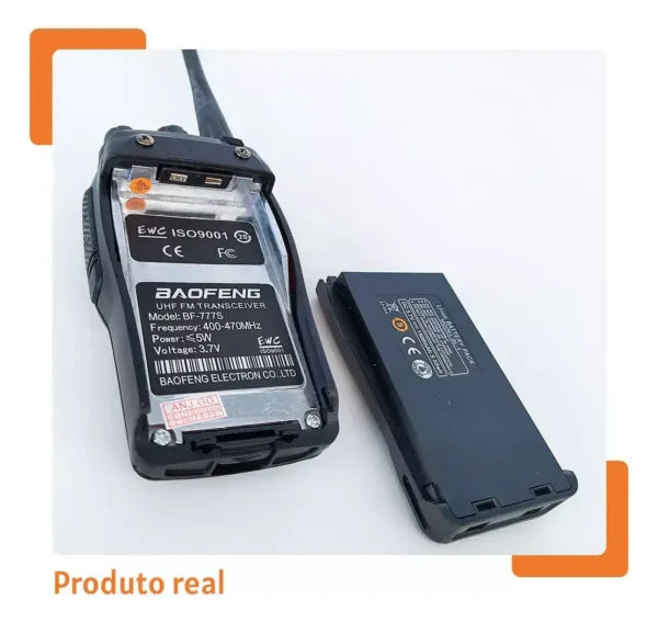 Kit 2 Radio Walk Talk Comunicador 16 Ch 12km Baofeng 777s Ht - Imagem 10