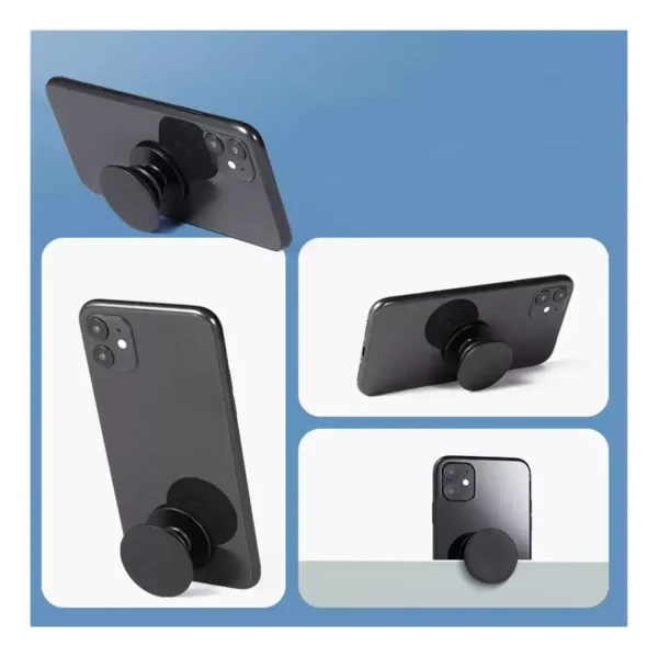 Kit 6 Suporte De Mão Dedos Para Celular Selfie Pop Clip Com Strass - Imagem 12