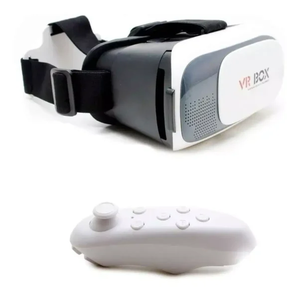 Óculos Vr Box 2.0 Realidade Virtual + Controle Cardboard 3d - Imagem 2