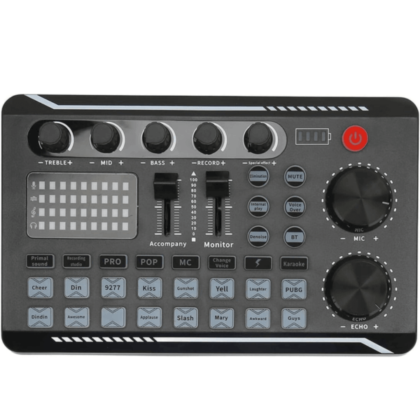 Mixer De Áudio Externo Live Sound Card Celular Tablet E Pc - Imagem 5