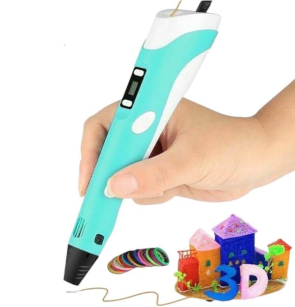 Caneta 3d Impressora Profissional 12v Com Filamentos + Fonte