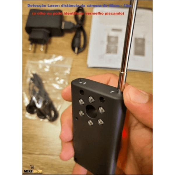 Detector Localizador Cc308 De Cameras Escutas Grampos Oculto - Imagem 8
