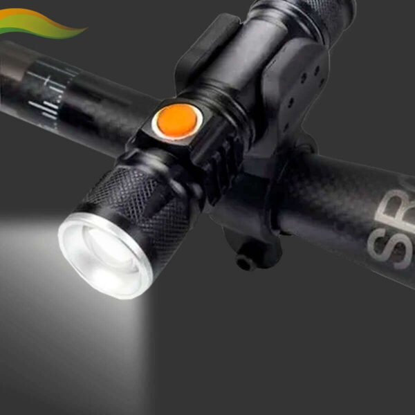 Lanterna Tatica 880000w Militar Longo Alcance T6 Usb - Imagem 8