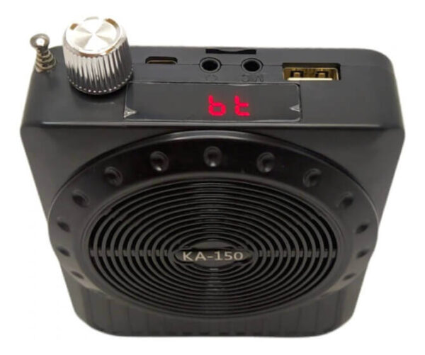 Megafone Amplificador Professor Voz Microfone Radio Fm Usb