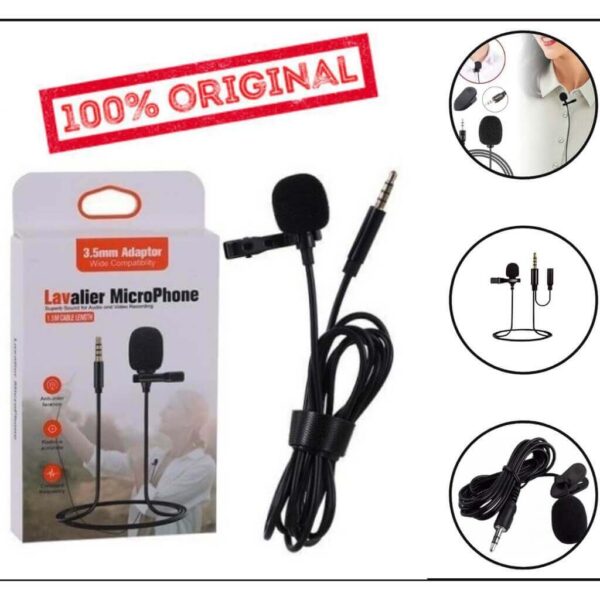 Microfone De Lapela Para Celular Profissional Lavalier P2