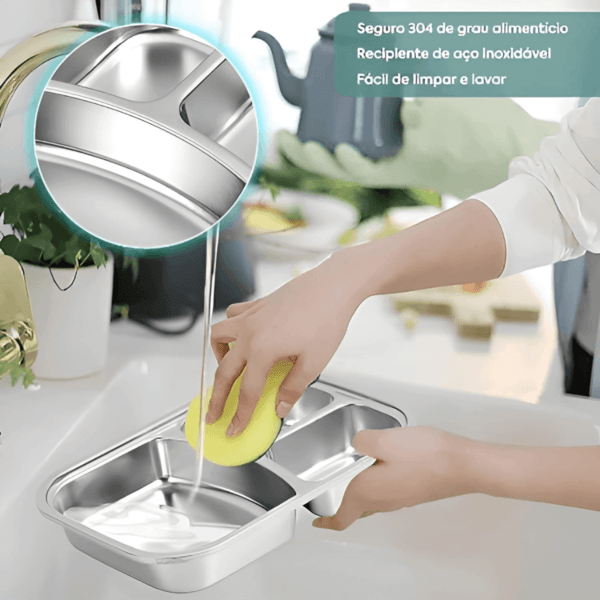 Marmita Elétrica Veicular 12v/bivolt Aquecedor De Alimentos - Imagem 2