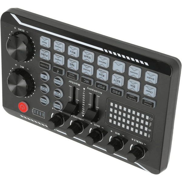 Mixer De Áudio Externo Live Sound Card Celular Tablet E Pc - Imagem 2