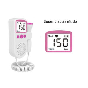 Sonar Fetal Doppler Batimentos Cardiacos Ultrassom Bebe Led