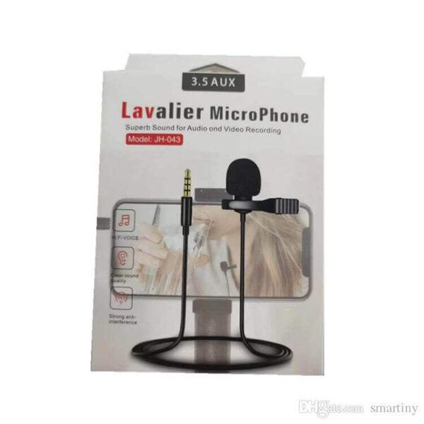 Microfone De Lapela Para Celular Profissional Lavalier P2 - Imagem 2