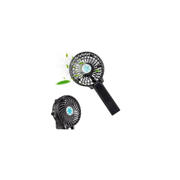 Mini Ventilador Portátil Recarregável com Suporte de Mão - Imagem 2
