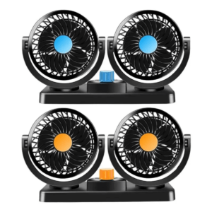 Ventilador portátil Carro Duplo Cabeça Ventilador