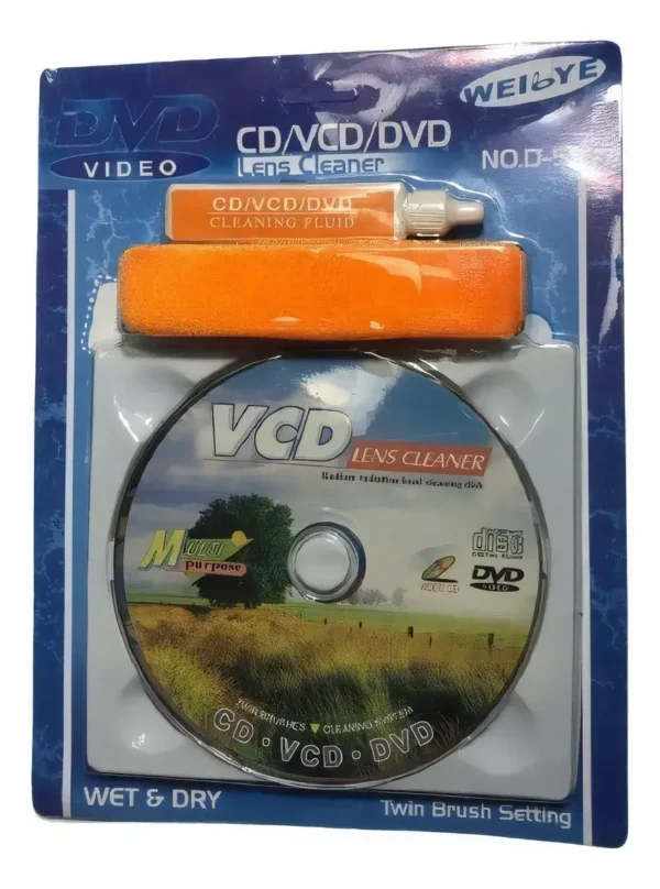 Kit Limpa Lente Cleaner Limpeza Dvd/cd/blu-ray/game - Imagem 3