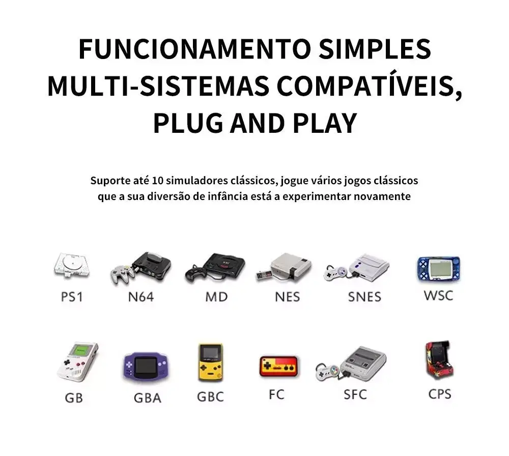 Game Stick 4K Retro Gd10 35.000 Jogos 2 Controles Sem Fio Original - Imagem 3