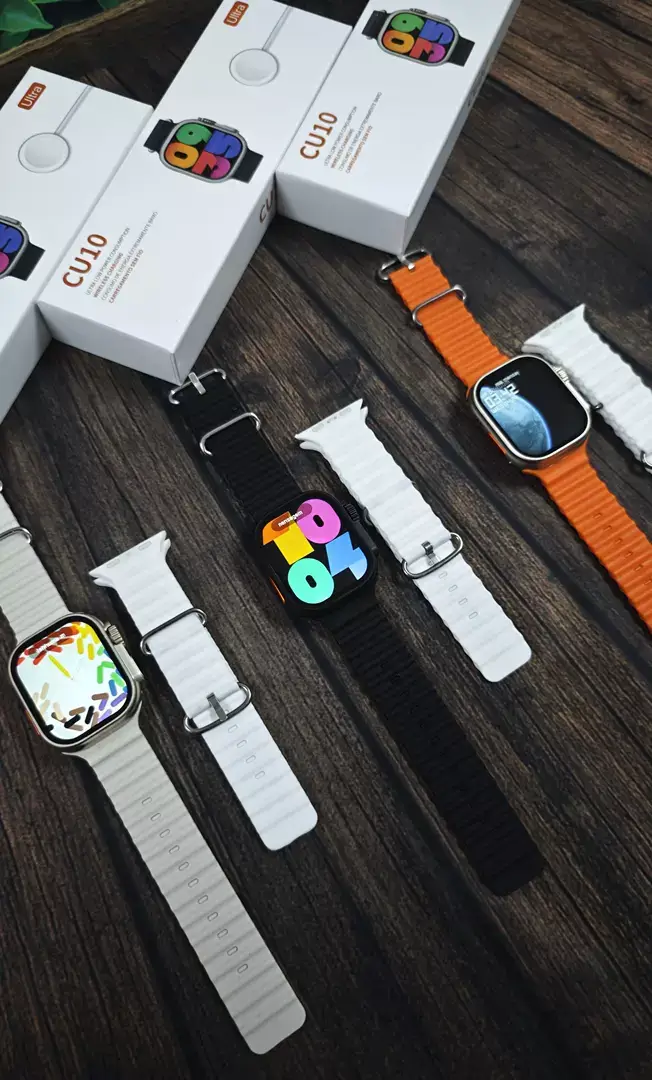 Smartwatch C10 Ultra 49mm Serie 10 NFC Jogos Pulseira Extra Lançamento - Imagem 4
