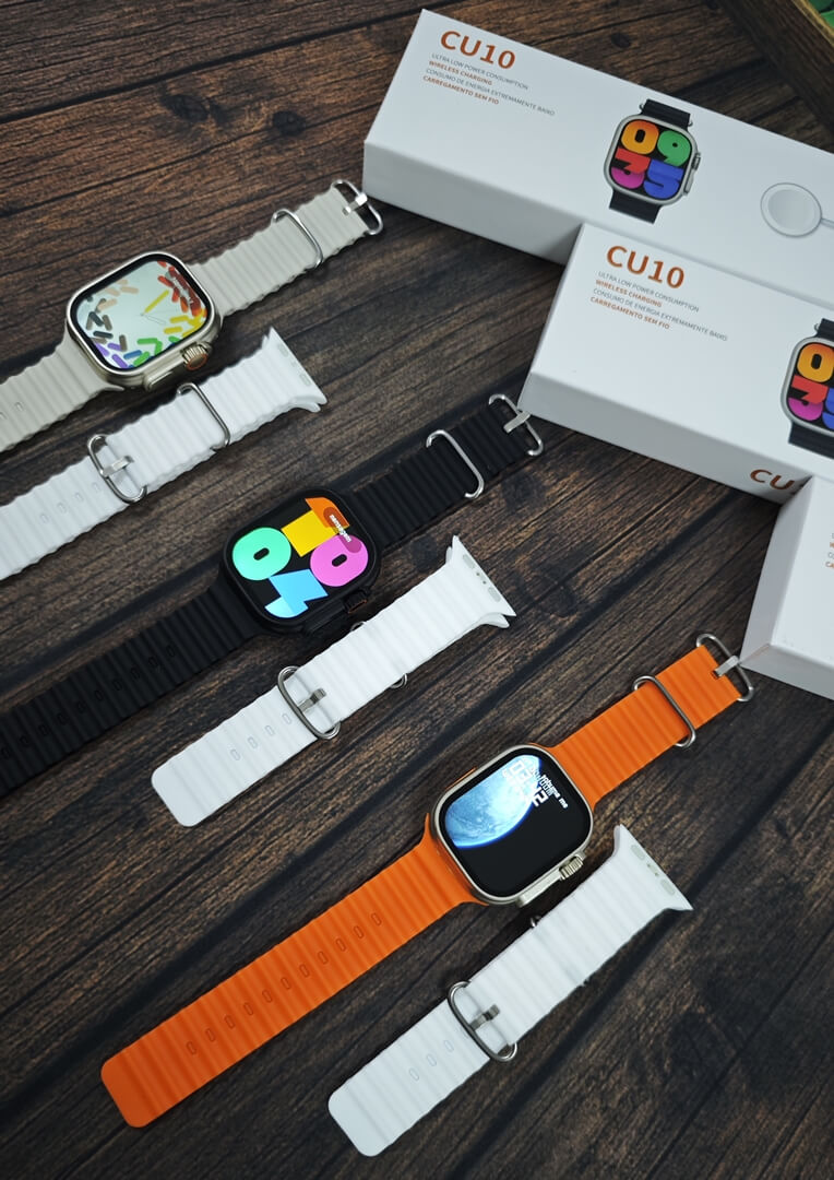 Smartwatch C10 Ultra 49mm Serie 10 NFC Jogos Pulseira Extra Lançamento - Imagem 5