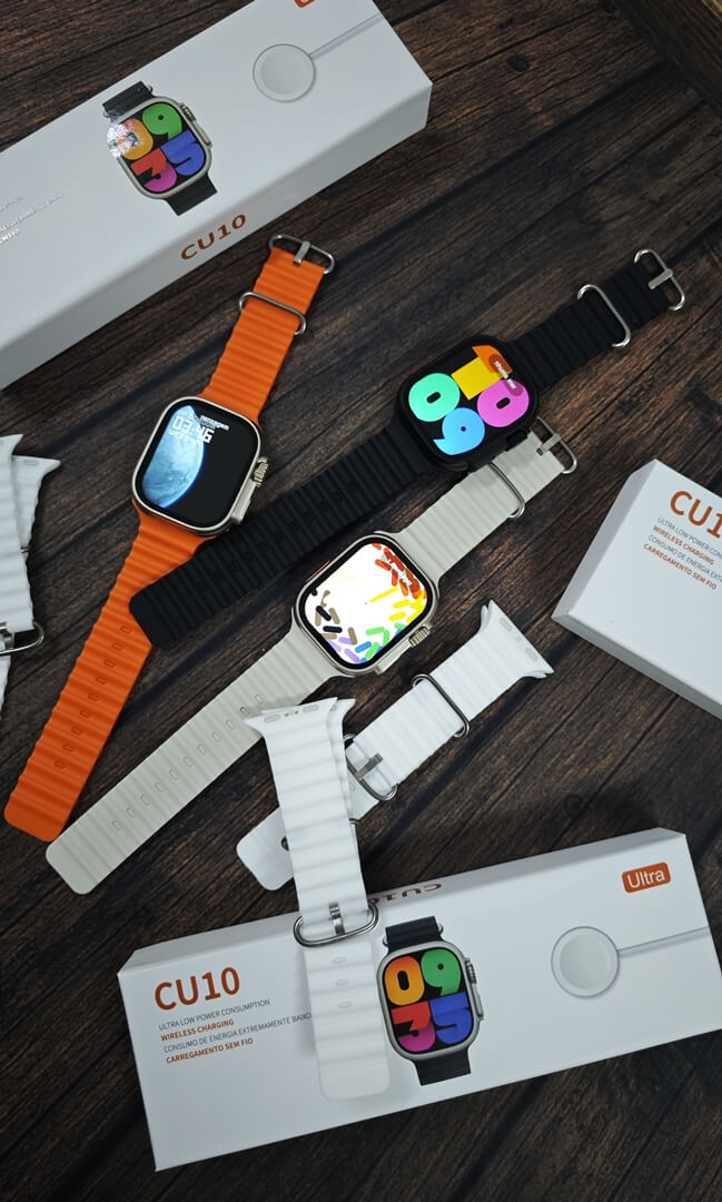 Smartwatch C10 Ultra 49mm Serie 10 NFC Jogos Pulseira Extra Lançamento - Imagem 6